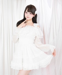 LAFARY（ラファリー）の「フリルオフショルワンピ（ワンピース）」