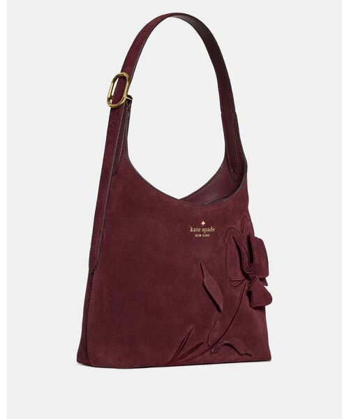 kate spade new york（ケイトスペード ニューヨーク）の「454 フローラル スモール ショルダー バッグ（ショルダーバッグ・レディース・レッド・ONESIZE）」の4枚目の写真