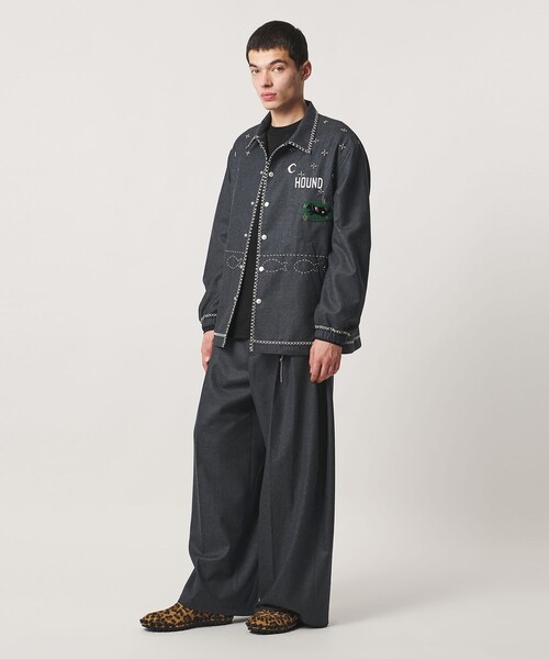 KHOKI(コッキ)の「<KHOKI for UNITED ARROWS & SONS> SP Tuck Pants/パンツ(スラックス・メンズ・グレー・3/2/1/0)」の1枚目の写真
