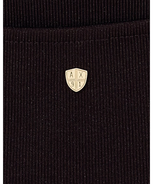 ARMANI EXCHANGE(アルマーニエクスチェンジ)の「【A|X アルマーニ エクスチェンジ】CO ヘビーリブ クロップドアクティブトップ(タンクトップ・レディース・ダークブラウン・SMALL/MEDIUM/LARGE)」の3枚目の写真