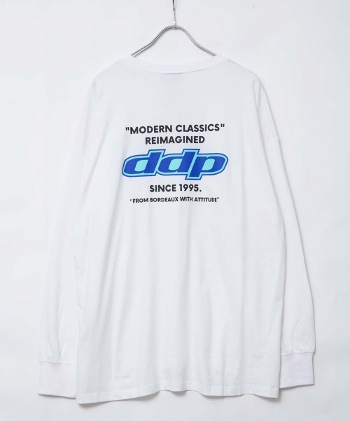 SHISKY（シスキー）の「DDP（ディーディーピー） 長袖Tシャツ BIGロンT（Tシャツ/カットソー・メンズ・ブラック/ホワイト系その他/ブラック系その他/ホワイト系その他2/ブルー系その他/グレー系その他/ダークグリーン/オレンジ/オフホワイト/ネイビー/グレー系その他2/ブラック系その他3/ブラック系その他2/ホワイト系その他3/チャコールグレー・L/M/XL）」の2枚目の写真