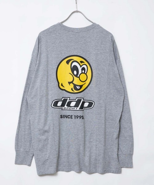 SHISKY（シスキー）の「DDP（ディーディーピー） 長袖Tシャツ BIGロンT（Tシャツ/カットソー・メンズ・ブラック/ホワイト系その他/ブラック系その他/ホワイト系その他2/ブルー系その他/グレー系その他/ダークグリーン/オレンジ/オフホワイト/ネイビー/グレー系その他2/ブラック系その他3/ブラック系その他2/ホワイト系その他3/チャコールグレー・L/M/XL）」の10枚目の写真