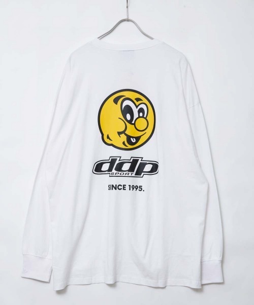 SHISKY（シスキー）の「DDP（ディーディーピー） 長袖Tシャツ BIGロンT（Tシャツ/カットソー・メンズ・ブラック/ホワイト系その他/ブラック系その他/ホワイト系その他2/ブルー系その他/グレー系その他/ダークグリーン/オレンジ/オフホワイト/ネイビー/グレー系その他2/ブラック系その他3/ブラック系その他2/ホワイト系その他3/チャコールグレー・L/M/XL）」の3枚目の写真