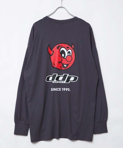 SHISKY（シスキー）の「DDP（ディーディーピー） 長袖Tシャツ BIGロンT（Tシャツ/カットソー・メンズ・ブラック/ホワイト系その他/ブラック系その他/ホワイト系その他2/ブルー系その他/グレー系その他/ダークグリーン/オレンジ/オフホワイト/ネイビー/グレー系その他2/ブラック系その他3/ブラック系その他2/ホワイト系その他3/チャコールグレー・L/M/XL）」の11枚目の写真