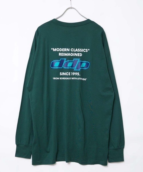 SHISKY（シスキー）の「DDP（ディーディーピー） 長袖Tシャツ BIGロンT（Tシャツ/カットソー・メンズ・ブラック/ホワイト系その他/ブラック系その他/ホワイト系その他2/ブルー系その他/グレー系その他/ダークグリーン/オレンジ/オフホワイト/ネイビー/グレー系その他2/ブラック系その他3/ブラック系その他2/ホワイト系その他3/チャコールグレー・L/M/XL）」の12枚目の写真