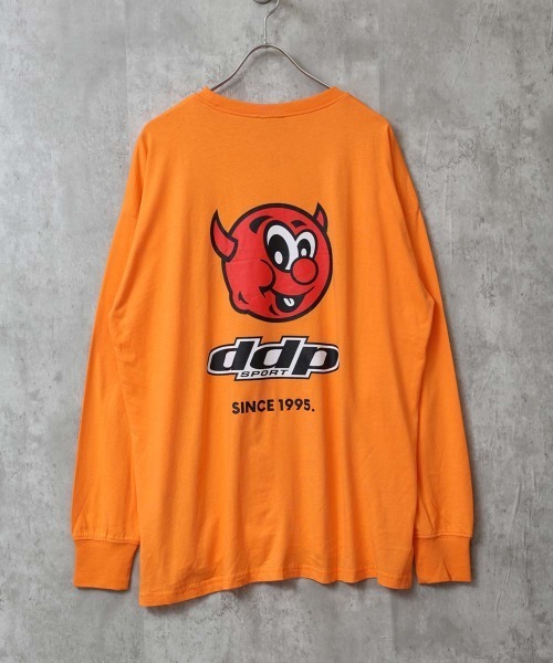 SHISKY（シスキー）の「DDP（ディーディーピー） 長袖Tシャツ BIGロンT（Tシャツ/カットソー・メンズ・ブラック/ホワイト系その他/ブラック系その他/ホワイト系その他2/ブルー系その他/グレー系その他/ダークグリーン/オレンジ/オフホワイト/ネイビー/グレー系その他2/ブラック系その他3/ブラック系その他2/ホワイト系その他3/チャコールグレー・L/M/XL）」の20枚目の写真