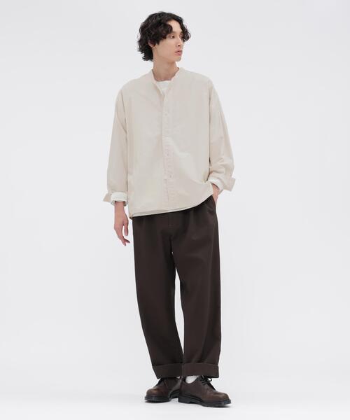 MHL.（エムエイチエル）の「SOFT HOPSACK（シャツ/ブラウス・メンズ・ブルー系その他4/ホワイト系その他3/ネイビー系1・MEDIUM/LARGE/SMALL/X-LARGE）」の13枚目の写真