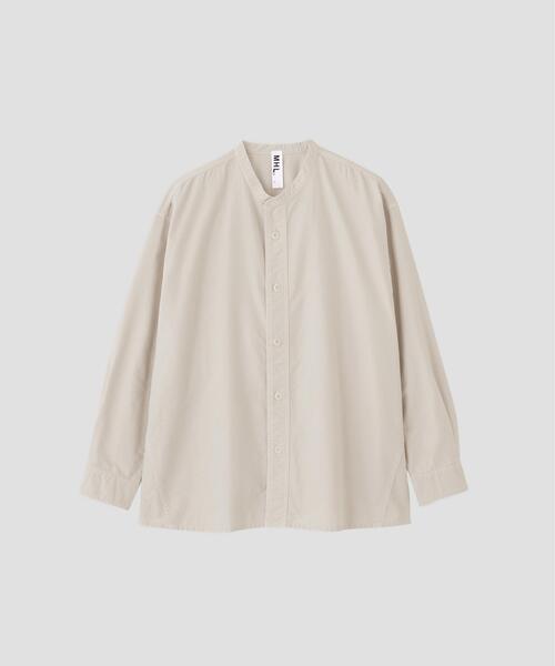 MHL.（エムエイチエル）の「SOFT HOPSACK（シャツ/ブラウス・メンズ・ブルー系その他4/ホワイト系その他3/ネイビー系1・MEDIUM/LARGE/SMALL/X-LARGE）」の14枚目の写真