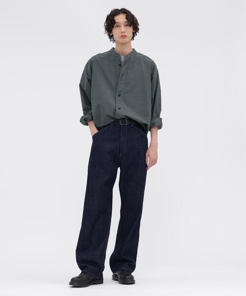 MHL.（エムエイチエル）の「SOFT HOPSACK（シャツ/ブラウス・メンズ・ブルー系その他4/ホワイト系その他3/ネイビー系1・MEDIUM/LARGE/SMALL/X-LARGE）」の5枚目の写真