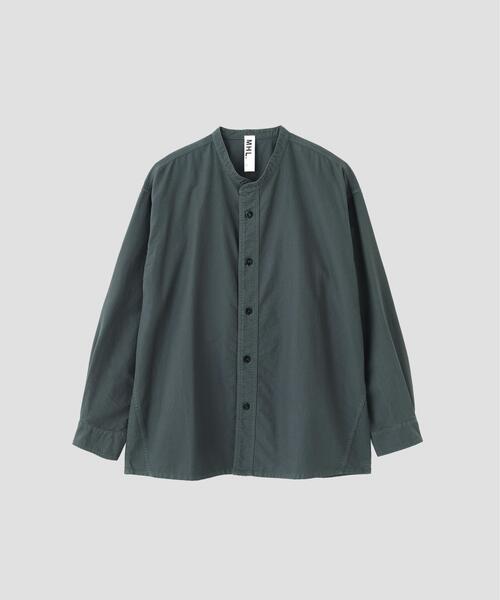 MHL.（エムエイチエル）の「SOFT HOPSACK（シャツ/ブラウス・メンズ・ブルー系その他4/ホワイト系その他3/ネイビー系1・MEDIUM/LARGE/SMALL/X-LARGE）」の7枚目の写真