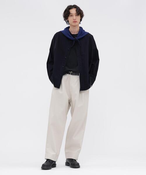 MHL.（エムエイチエル）の「SOFT HOPSACK（シャツ/ブラウス・メンズ・ブルー系その他4/ホワイト系その他3/ネイビー系1・MEDIUM/LARGE/SMALL/X-LARGE）」の9枚目の写真