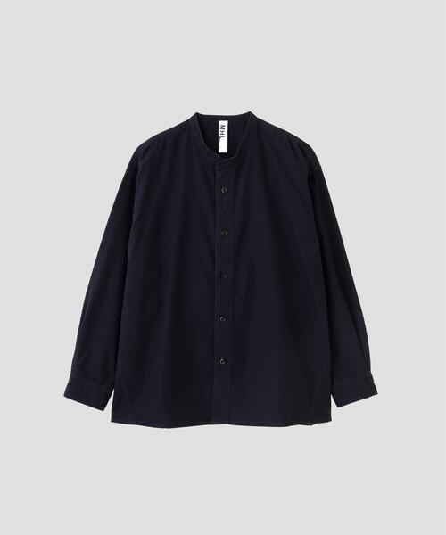 MHL.（エムエイチエル）の「SOFT HOPSACK（シャツ/ブラウス・メンズ・ブルー系その他4/ホワイト系その他3/ネイビー系1・MEDIUM/LARGE/SMALL/X-LARGE）」の11枚目の写真