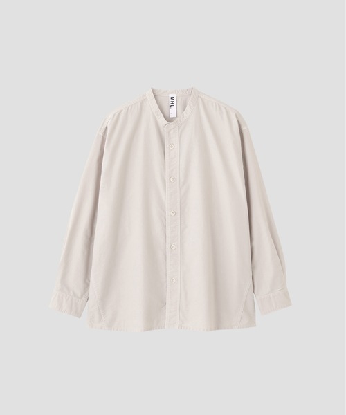 MHL.(エムエイチエル)の「SOFT HOPSACK(シャツ/ブラウス・メンズ・ブルー/オフホワイト/ネイビー・MEDIUM/LARGE/SMALL)」の5枚目の写真