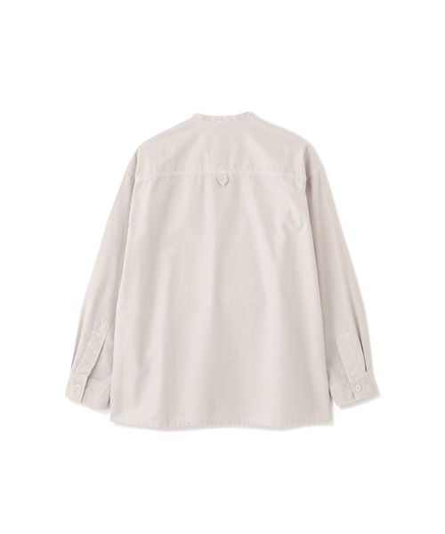 MHL.(エムエイチエル)の「SOFT HOPSACK(シャツ/ブラウス・メンズ・ブルー/オフホワイト/ネイビー・MEDIUM/LARGE/SMALL)」の6枚目の写真