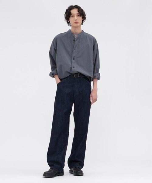 MHL.(エムエイチエル)の「SOFT HOPSACK(シャツ/ブラウス・メンズ・ブルー/オフホワイト/ネイビー・MEDIUM/LARGE/SMALL)」の12枚目の写真