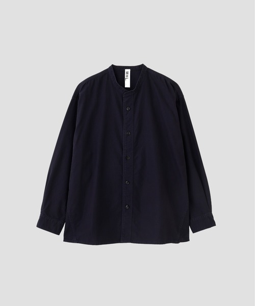 MHL.(エムエイチエル)の「SOFT HOPSACK(シャツ/ブラウス・メンズ・ブルー/オフホワイト/ネイビー・MEDIUM/LARGE/SMALL)」の10枚目の写真