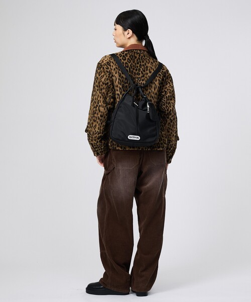 OUTDOOR PRODUCTS(アウトドアプロダクツ)の「【OUTDOOR PRODUCTS】Drawstring 2way Rucksack / 巾着2WAYリュック(バックパック/リュック・メンズ・ブラック・フリー)」の2枚目の写真