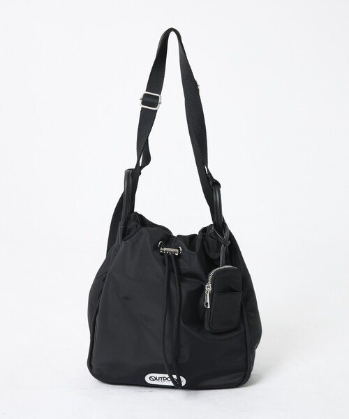 OUTDOOR PRODUCTS(アウトドアプロダクツ)の「【OUTDOOR PRODUCTS】Drawstring 2way Rucksack / 巾着2WAYリュック(バックパック/リュック・メンズ・ブラック・フリー)」の5枚目の写真