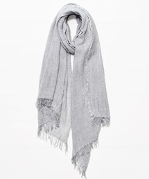 OURET | COTTON LENO WEAVE FRINGE STOLE(ストール/ショール)