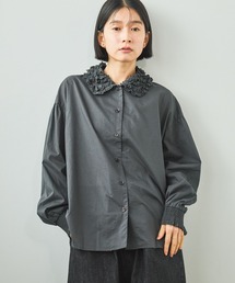 マルチウェイサテンフリルボリュームブラウス（シャツ/ブラウス