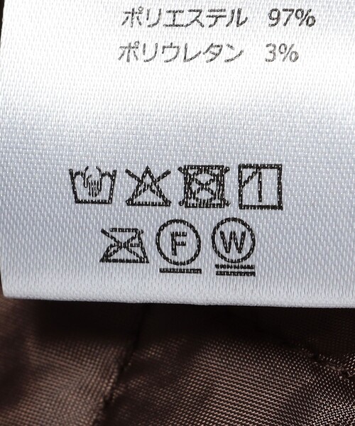 PARROTT CANVAS(パロットキャンバス)の「PARROTT CANVAS: コーデュロイ スタジアム ジャケット(スタジャン・レディース・ブラウン/オフホワイト・ONE SIZE)」の13枚目の写真