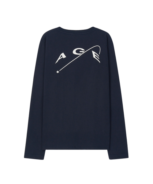 AGEOFPARAMOUNT(エイジオブパラマウント)の「エイジロングスリーブ(ネイビー)(Tシャツ/カットソー・レディース・その他・FREE)」の1枚目の写真