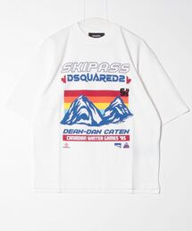DSQUARED2（ディースクエアード）の「Loose Fit Graphic Tee Ski Pass/0262（Tシャツ/カットソー）」