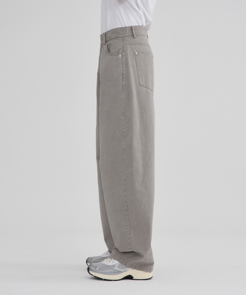 ACSHI(アクシ)の「コットンツイル膝切り替えカーブドパンツ (グレー) MJUA171(その他パンツ・メンズ・グレー・MEDIUM/LARGE/X-LARGE/XX-LARGE)」の4枚目の写真
