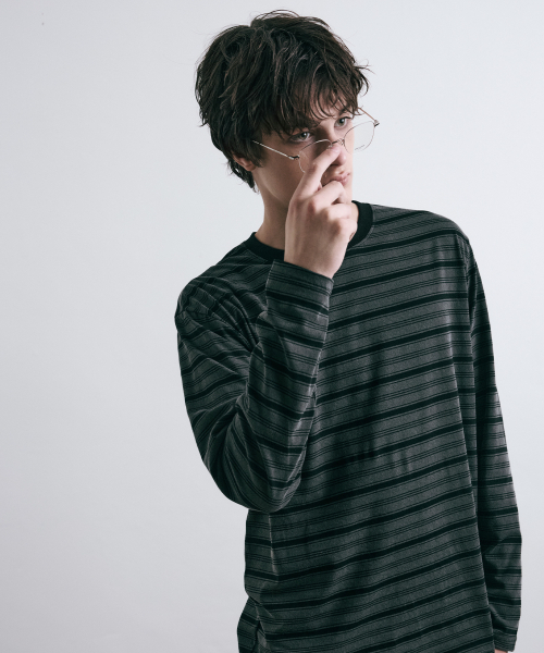 LEARVE(ルアブ)の「マーティン mono ストライプロングスリーブ(Tシャツ/カットソー・メンズ・その他・MEDIUM/LARGE/X-LARGE)」の5枚目の写真