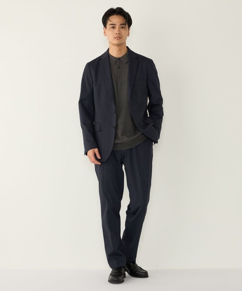 SHIPS Colors(シップス カラーズ)の「【一部WEB限定】Solist(R)Heat 14ゲージ ニット ポロシャツ◆(ニット/セーター・メンズ・チャコールグレー/カーキ/ネイビー/ブラウン・X-LARGE/LARGE/MEDIUM)」の21枚目の写真