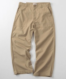 HANES（ヘインズ）の「【78】【Hanes/ヘインズ】ワイド ベイカー チノパンツ/ワークパンツ/アジャスター付き/綿100％/右綾ツイル/ワーク/ミリタリー/ユニセックス/レディース/メンズ（チノパンツ）」