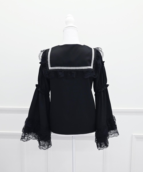 MA*RS(アメーバーマーズ)の「クロス刺繍姫袖ブラウス(シャツ/ブラウス・レディース・ホワイト/ブラック・FREE)」の18枚目の写真