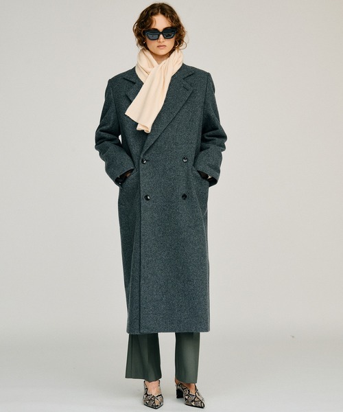 PRANK PROJECT(プランクプロジェクト)の「【2026Winter Pre-Order】ウーステッドセミフレアパンツ / Worsted Semi-Flare Pants(スラックス・レディース・ブラック/カーキ/マルチ・38/36)」の4枚目の写真