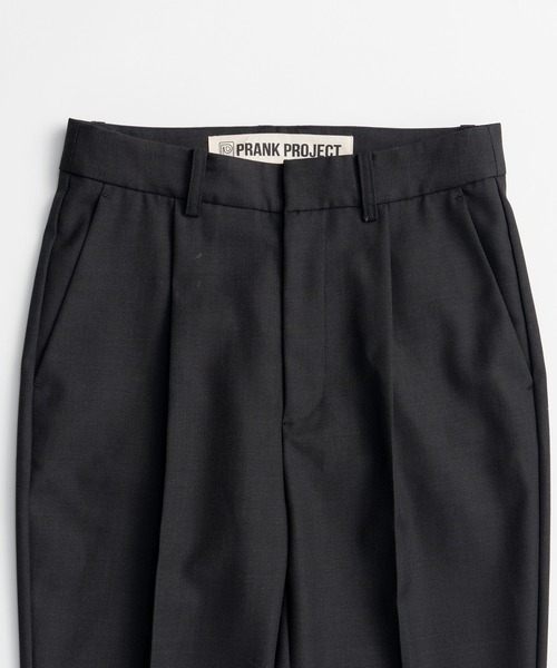 PRANK PROJECT(プランクプロジェクト)の「【2026Winter Pre-Order】ウーステッドセミフレアパンツ / Worsted Semi-Flare Pants(スラックス・レディース・ブラック/カーキ/マルチ・38/36)」の19枚目の写真