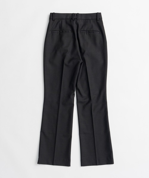PRANK PROJECT(プランクプロジェクト)の「【2026Winter Pre-Order】ウーステッドセミフレアパンツ / Worsted Semi-Flare Pants(スラックス・レディース・ブラック/カーキ/マルチ・38/36)」の18枚目の写真