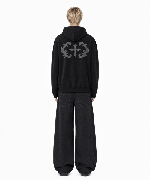 IDWS(アイドンワナセル)の「Crux Curved Denim Pants Black(デニムパンツ・レディース・その他・1/2/0)」の8枚目の写真