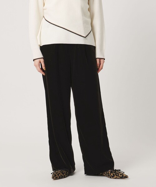 UNITED ARROWS(ユナイテッドアローズ)の「ベルベット イージーパンツ(その他パンツ・レディース・ダークブラウン/ブラック・38/36)」の12枚目の写真