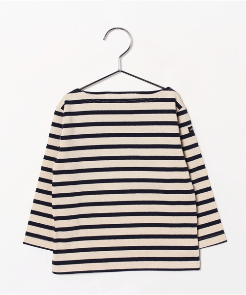 B:MING by BEAMS（ビーミングバイビームス）の「SAINT JAMES / ボーダーウエッソンT ＜KIDS＞（Tシャツ/カットソー・キッズ・オフホワイト/ナチュラル/ネイビー・2/4/8/6）」の9枚目の写真