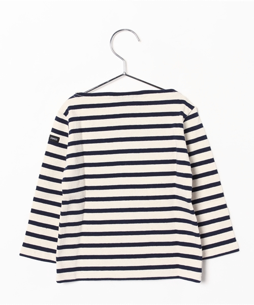 B:MING by BEAMS（ビーミングバイビームス）の「SAINT JAMES / ボーダーウエッソンT ＜KIDS＞（Tシャツ/カットソー・キッズ・オフホワイト/ナチュラル/ネイビー・2/4/8/6）」の4枚目の写真