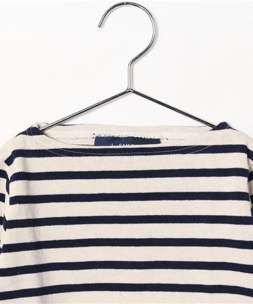 B:MING by BEAMS（ビーミングバイビームス）の「SAINT JAMES / ボーダーウエッソンT ＜KIDS＞（Tシャツ/カットソー・キッズ・オフホワイト/ナチュラル/ネイビー・2/4/8/6）」の5枚目の写真