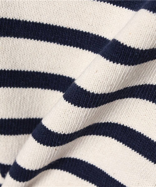 B:MING by BEAMS（ビーミングバイビームス）の「SAINT JAMES / ボーダーウエッソンT ＜KIDS＞（Tシャツ/カットソー・キッズ・オフホワイト/ナチュラル/ネイビー・2/4/8/6）」の7枚目の写真