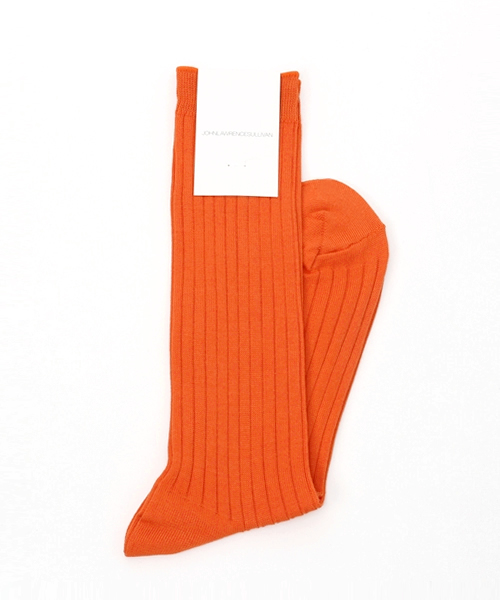 JOHN LAWRENCE SULLIVAN（ジョンローレンスサリバン）の「LIB SOCKS（ソックス/靴下・メンズ・ブラック/ネイビー/オレンジ/グレー/レッド/ホワイト・ONE SIZE）」の6枚目の写真