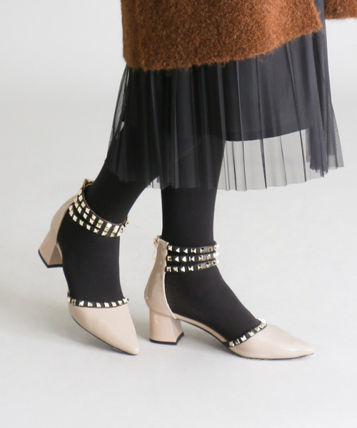 RODE SKO（ロデスコ）の「RODE SKO ADELITA スタッズヒールパンプス（その他シューズ・レディース・グレー/ブラック/ベージュ・38/36/37）」の18枚目の写真