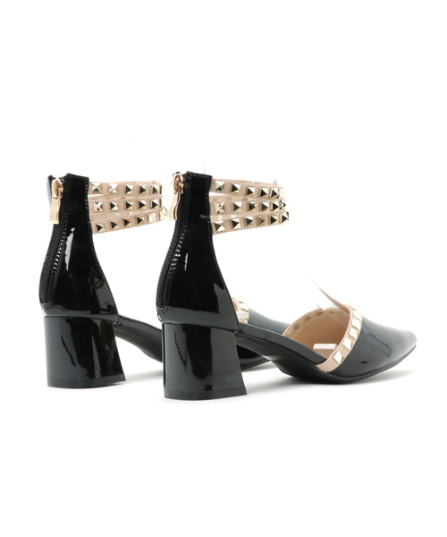 RODE SKO（ロデスコ）の「RODE SKO ADELITA スタッズヒールパンプス（その他シューズ・レディース・グレー/ブラック/ベージュ・38/36/37）」の6枚目の写真