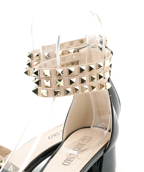 RODE SKO（ロデスコ）の「RODE SKO ADELITA スタッズヒールパンプス（その他シューズ・レディース・グレー/ブラック/ベージュ・38/36/37）」の10枚目の写真