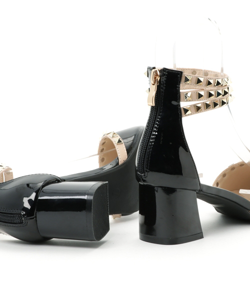 RODE SKO（ロデスコ）の「RODE SKO ADELITA スタッズヒールパンプス（その他シューズ・レディース・グレー/ブラック/ベージュ・38/36/37）」の11枚目の写真