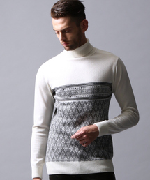 5351 POUR LES HOMMES | レトロダイヤタートルネックニット(ニット/セーター)