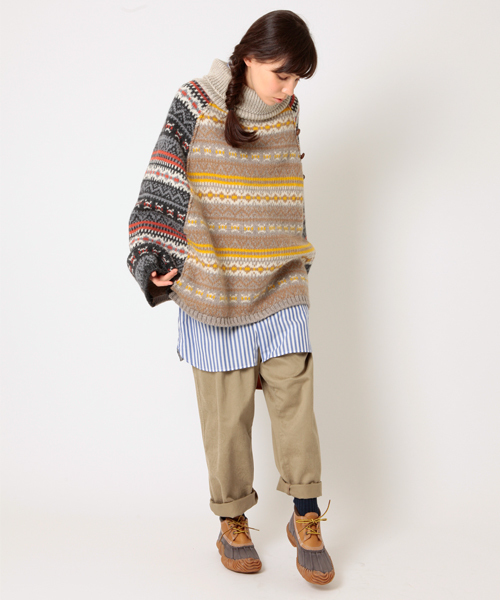 BEAMS BOY(ビームスボーイ)の「BEAMS BOY / ガムシューズ3Eyelet(レインシューズ・レディース・ブラウン・23.5/24/24.5)」の10枚目の写真