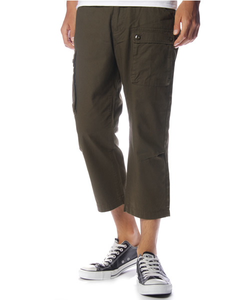 green label relaxing(グリーンレーベルリラクシング)の「BROKENCORD 7/L 6POCパンツ(カーゴパンツ・メンズ・ブラック/ダークブラウン/オリーブ・SMALL/MEDIUM/LARGE)」の3枚目の写真