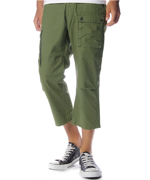 green label relaxing(グリーンレーベルリラクシング)の「BROKENCORD 7/L 6POCパンツ(カーゴパンツ・メンズ・ブラック/ダークブラウン/オリーブ・SMALL/MEDIUM/LARGE)」の1枚目の写真